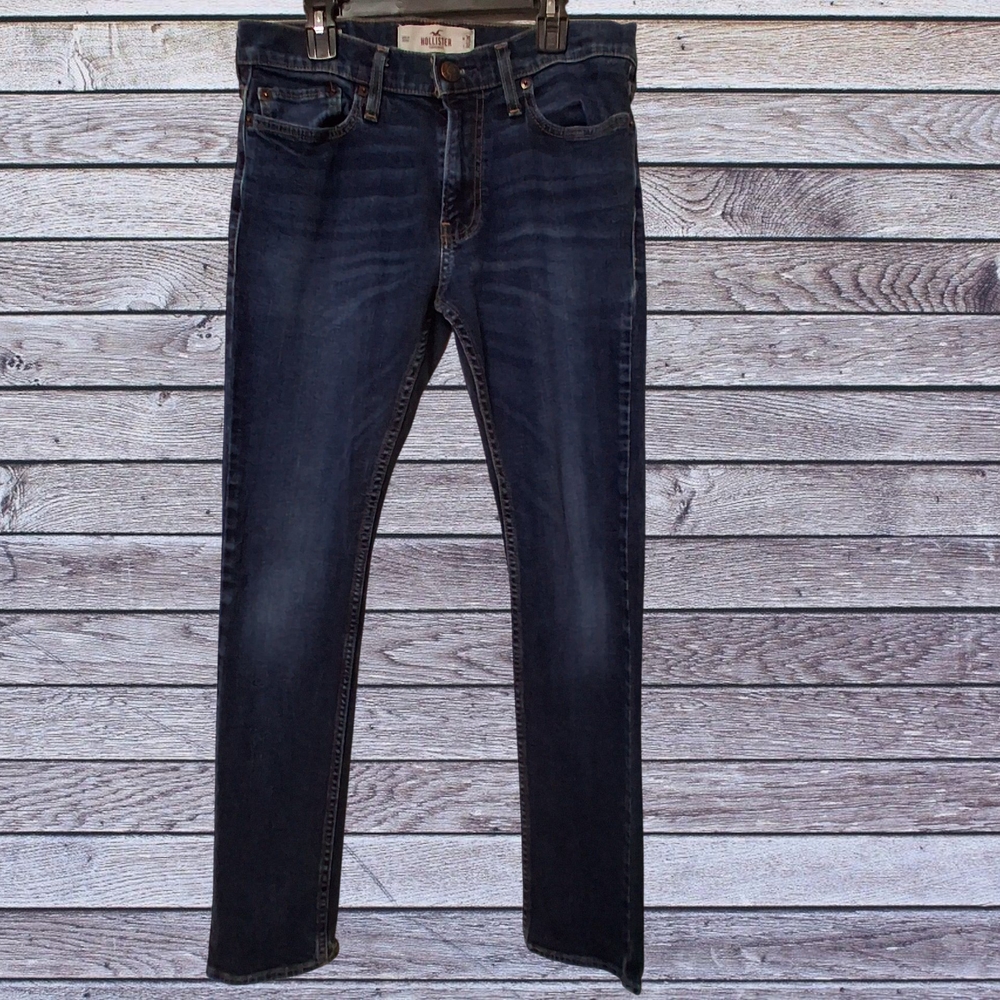 Hollister Blue Skinny Jeans with Sleek Fit Size 30/32